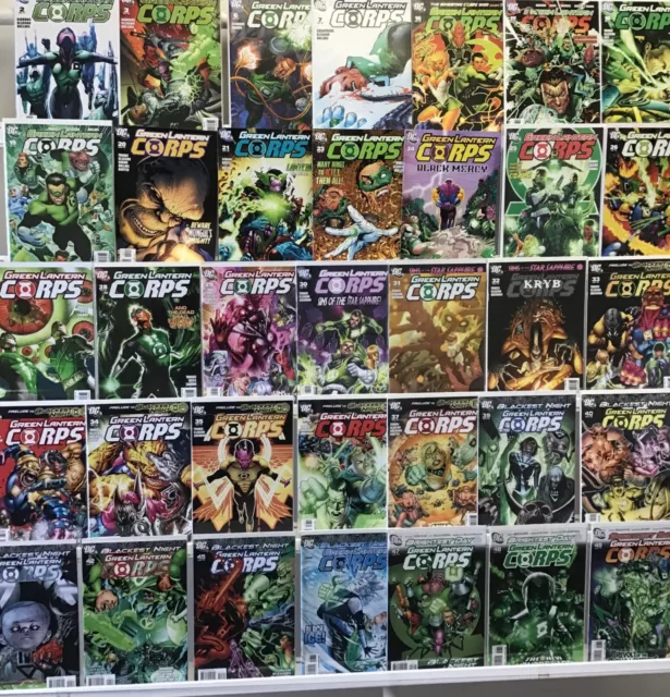 DC Comics Green Lantern Corps 2nd Series Comic Book Lot of 35