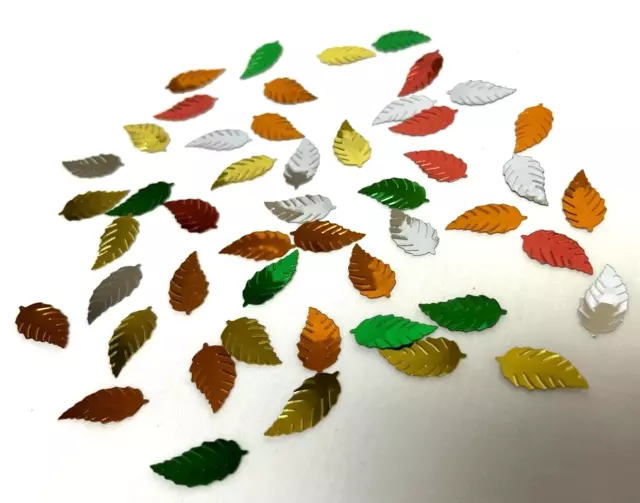 Hojas de confeti - colores otoño - ideal para artesanía o decoración lote de 2 bolsas 3