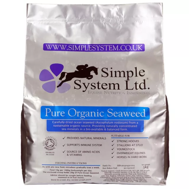 Simple System Pure Ocean Seaweed Horse Equine Feed 5 kg