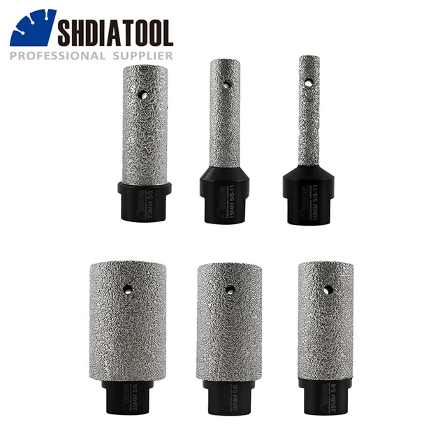 Diamond Finger Bit Milling Porcelain Tile Core Hole Saw Drill Bit 10mm - 35mm