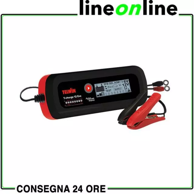 Caricabatterie Telwin T-Charge 12 EVO 6V/12V Mantenitore di carica