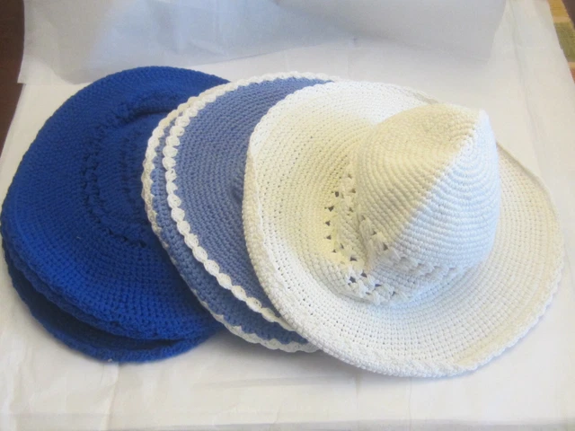 NEW Youth Girls Dress Knit Cap Hat One Size 12" round