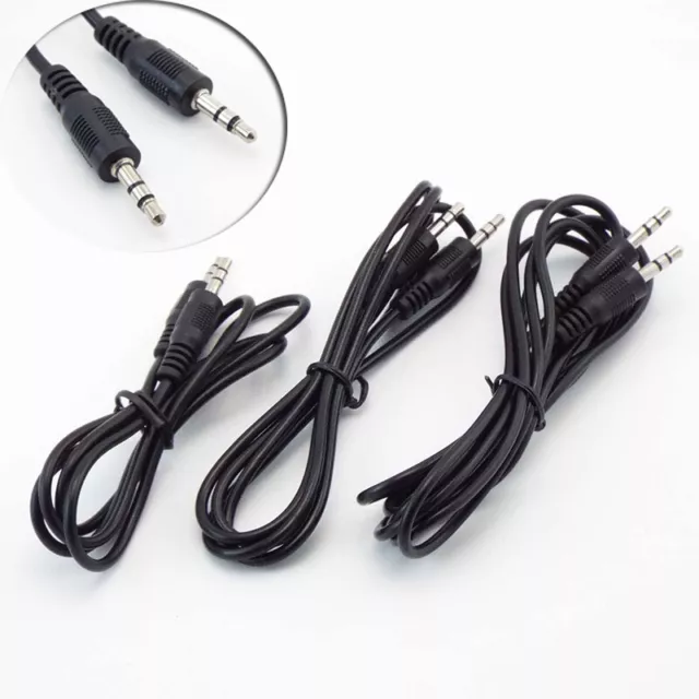 Audio AUX Cable 3.5mm Male to Male Plug Jack Stereo Wire Headphone Cord for Car