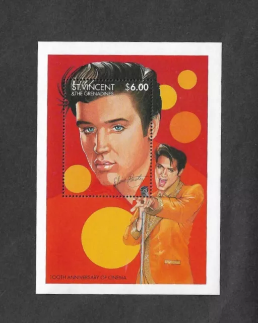 Elvis Presley mnh Stamps Souvenir sheet St Vincent
