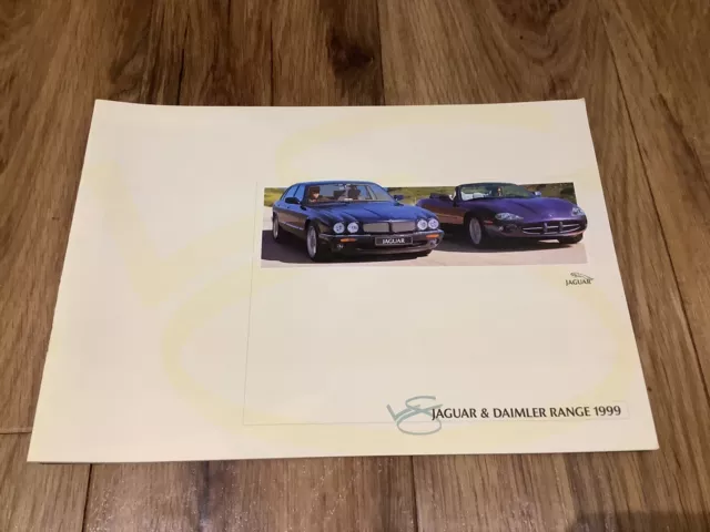 Jaguar 1999 V8 Series Xj Xk & Daimler X308. Uk Market Range  Brochure. Rare.