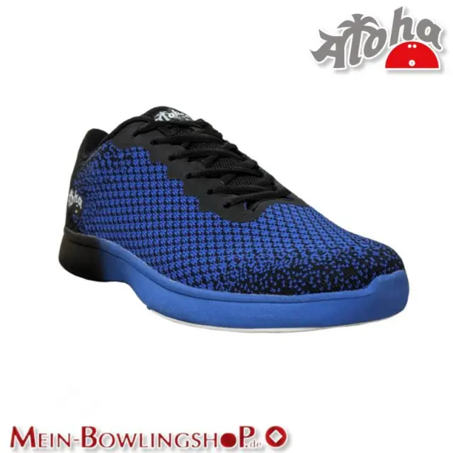 Hexago Bowling Shoes With Soleplate - Bowling-Schuh for Men Ladies - Blue