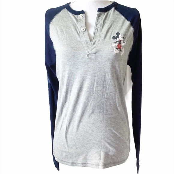 WALT DISNEY COMPANY Shirt Adult Small Cast Exclusive Raglan Baseball