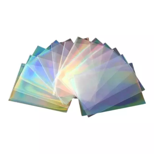Holographic Photo Card Sleeves Ultra Protector for Trading Cards
