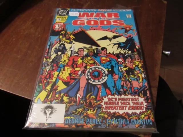 War of the Gods #1 2 3 4 DC 1991 Comic Book Set 1-4 Complete Mini Series Posters