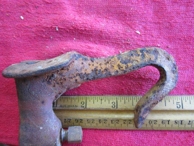 Antique Vintage Barn Hardware, Trolley Track Hook 9