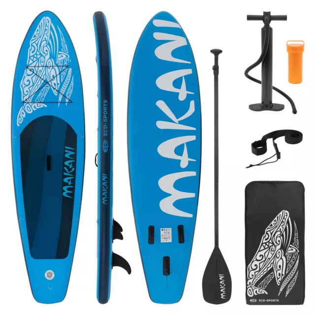 Surfboard stand up paddle Makani tabla hinchable sup azul incluido accesorios