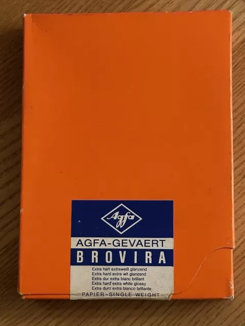 Agfa Brovira PE Fotopapier BEH1 Gradation Extrahart extraweiß Glänzend 100 Blatt