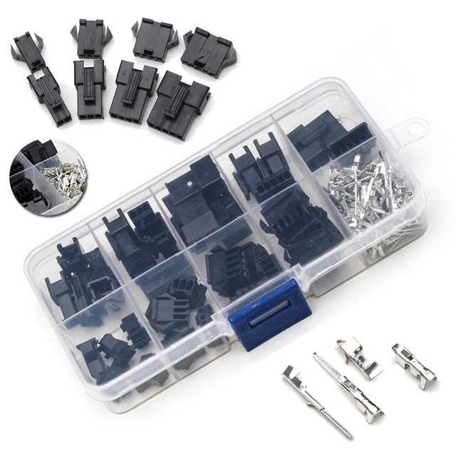 Lot De 10 Kits Connecteurs électriques 6 Broches - Taille 6,3mm - Pour Câblage Auto/moto - Neuf Sous Blister