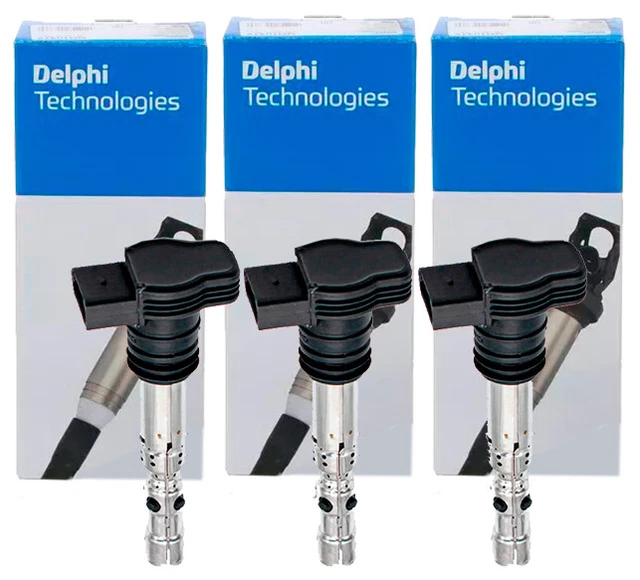 3x Bobines Allumage Frankberg - Compatible Ford Focus, Fiesta, Ecosport 1.0 EcoBoost