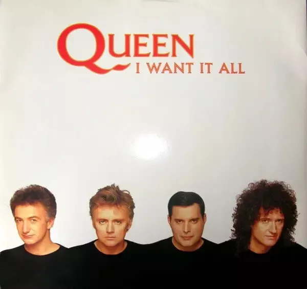Queen I Want It All Vinyl Single 12inch NEAR MINT Parlophone