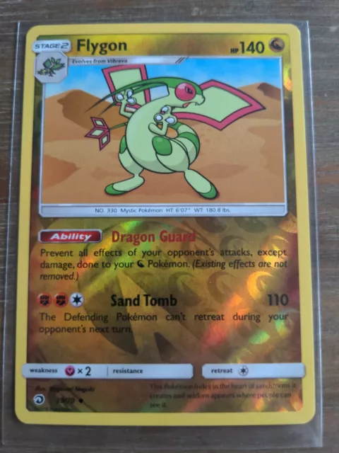 Pokémon Flygon 39/70 Common Reverse Holo Near Mint Dragon Majesty