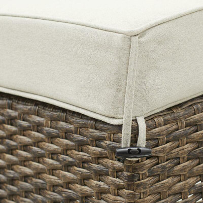 Better Homes  Gardens Brookbury Wicker Sectional Sofa Patio Dining Set, 5 Piece 10