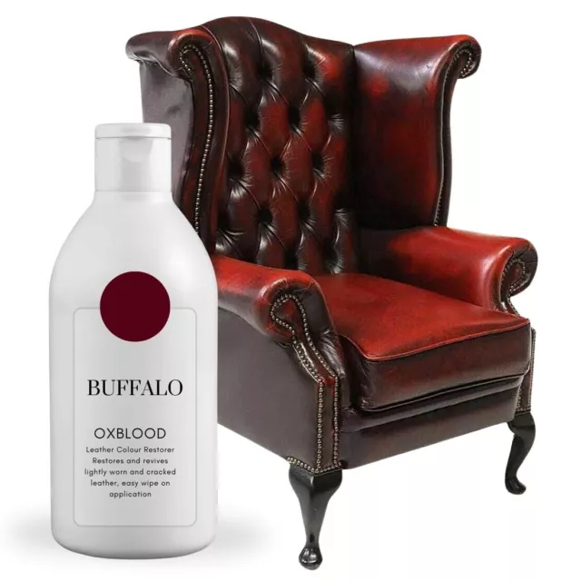 Oxblood Leather dye with sealer built in leather restorer, Sofas, Chairs  Shoes.