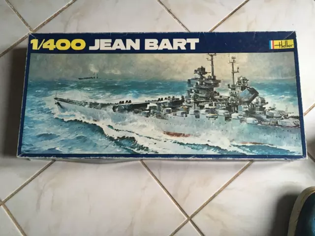 TRES RARE - CUIRASSE JEAN BART - Kit Heller 1030- 1/400
