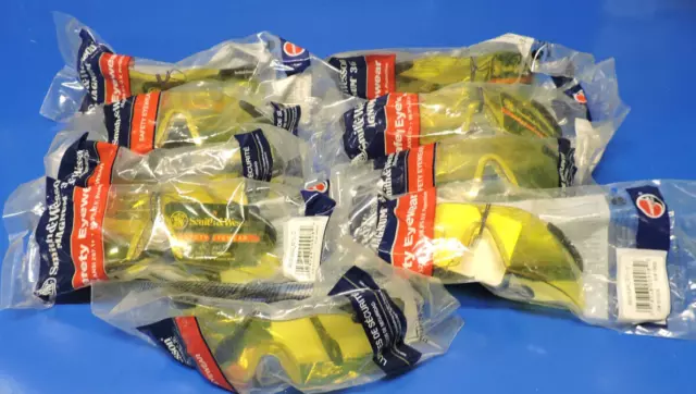 Smith & Wesson Safety Eyewear 19826 Magnum Yellow Lens Black Frame 9 pair