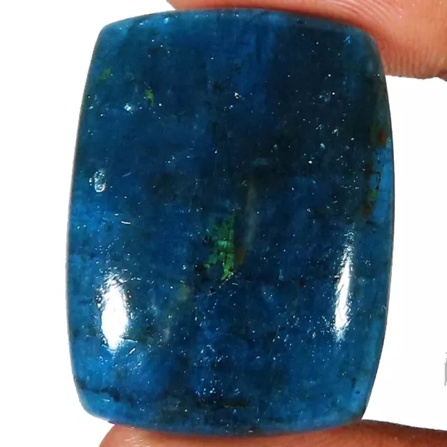 51.25 CT Natural Blue APATITE Cushion Cabochon Loose Gemstone 23x31x5 mm eb_326