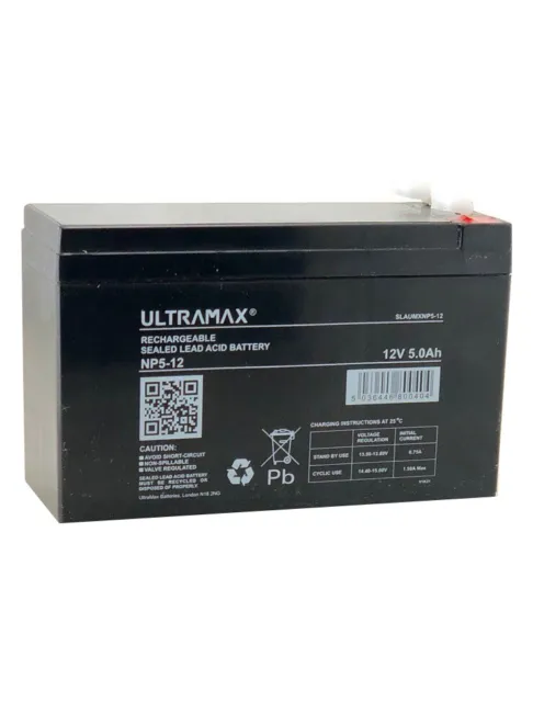 Batería Ultramax 12V 5AH compatible con UP-RWA1232 2