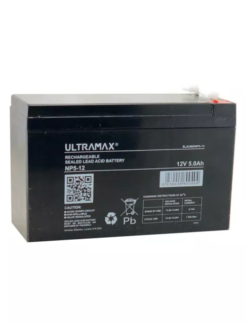Ge Caddx/Networx Nx-8 - 12V 5Ah 12V 7Ah Allarme Batteria Ricambio 3