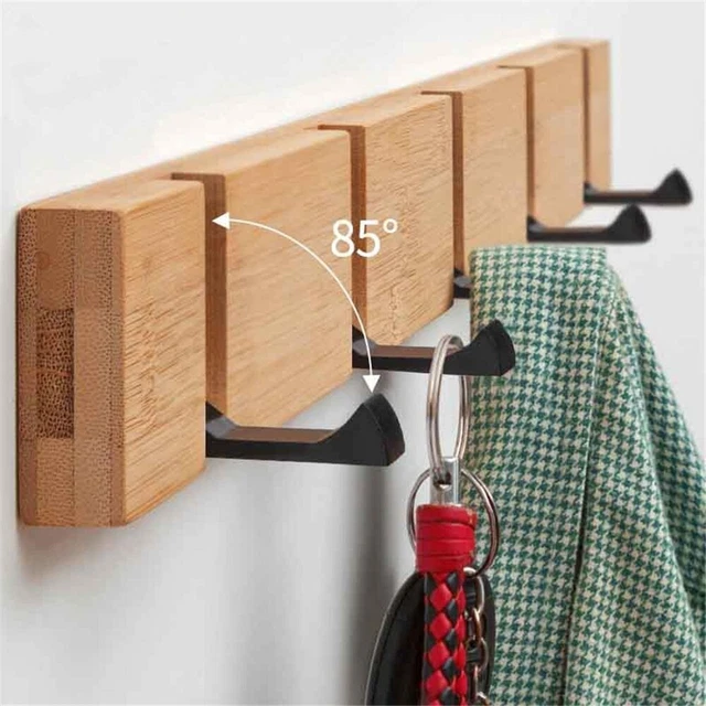 Wall Wood Hook Hat Towel Coat Hooks Clothes Hanger Hook Door Back Hooks for Kitc