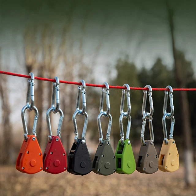 Hand Tools Secure Rope TIE DOWN ROPE Pulley Adjustable Rope Tensioning Tools for Outdoors ...