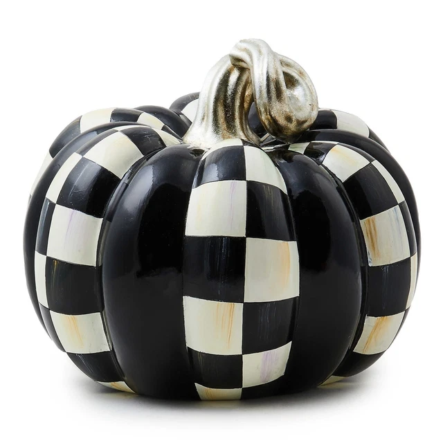 MacKenzie-Childs Courtly Check Illuminated Large Trophy Candle | Neiman
