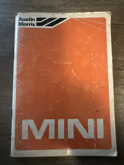 Austin /Morris 1980 models Mini Drivers Handbook for £2.25