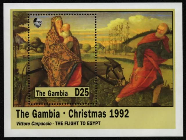 Gambia 1992 - Mi-Nr. Block 168 ** - MNH - Weihnachten / X-mas