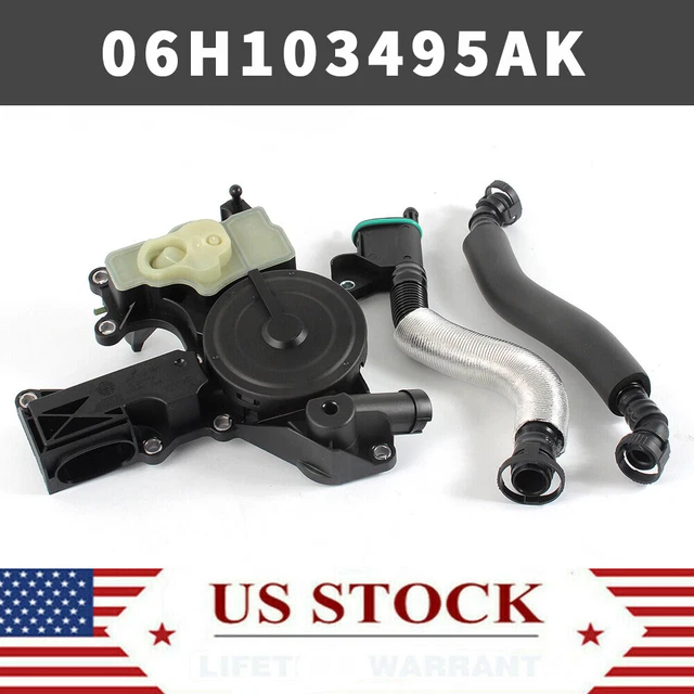 UPGRADED M PCV Valve Oil Separator For Audi A4 A5 Q5 VW Jetta GTI