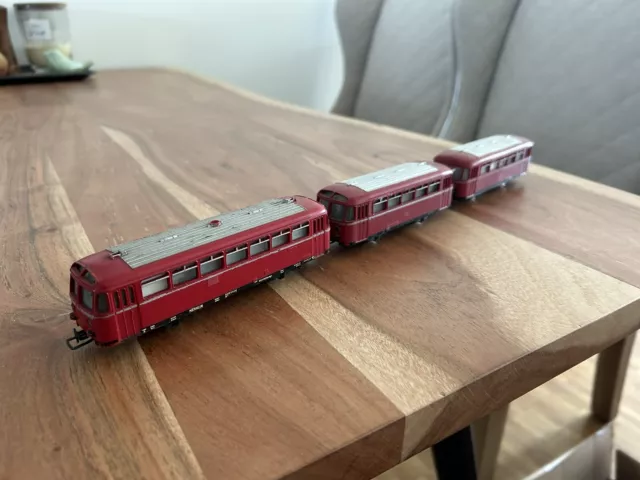 Märklin HO 3016 Schienenbus + Beiwagen der DB 4018