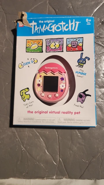 Tamagotchi Pix - Floral Pink 42901 42900 Bandai 2020 Virtual Pet Tested