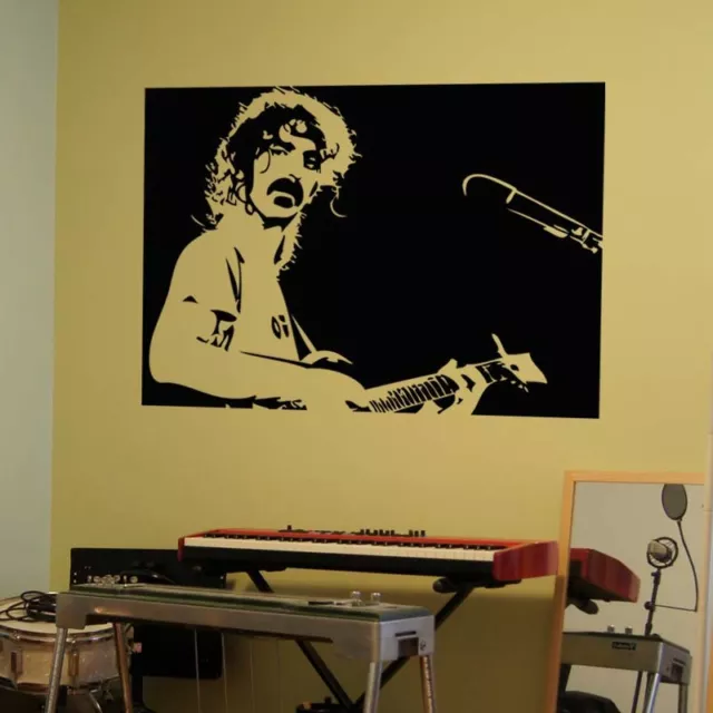 Frank Zappa Music Guitar Vinyl Wall Sticker Decal