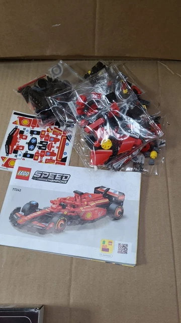 LEGO SPEED CHAMPIONS Ferrari SF-24 F1 Race Car Toy - Model Kit w/a ...