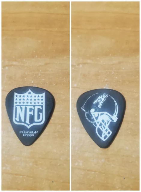 New Found Glory NFG Ian Grushka Houston Tennessee Oilers black Tour Guitar Pick