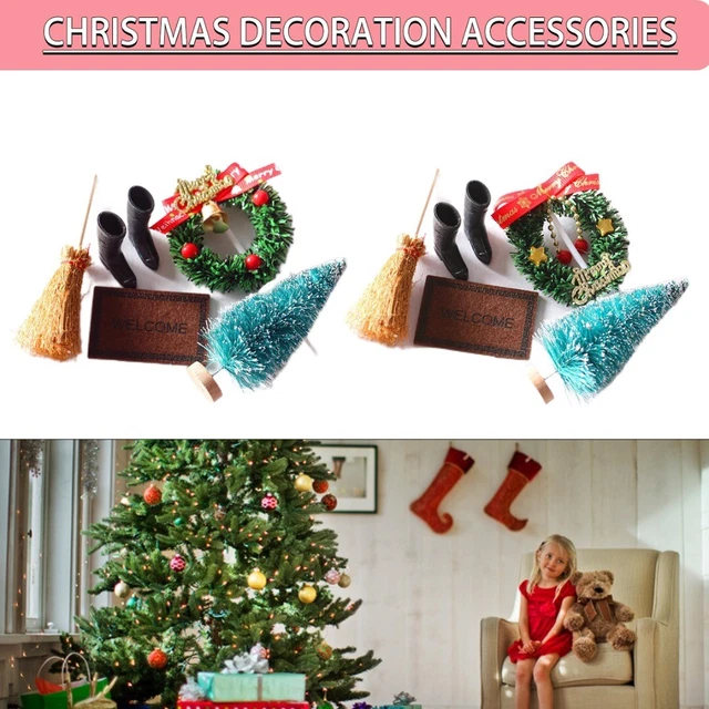1:12 Dollhouse Christmas Decoration Accessories Miniature Scene Model DIY /h