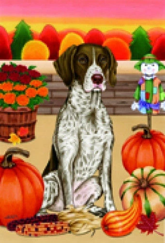 Autumn (TP) House Flag - German Shorthaired Pointer 67049