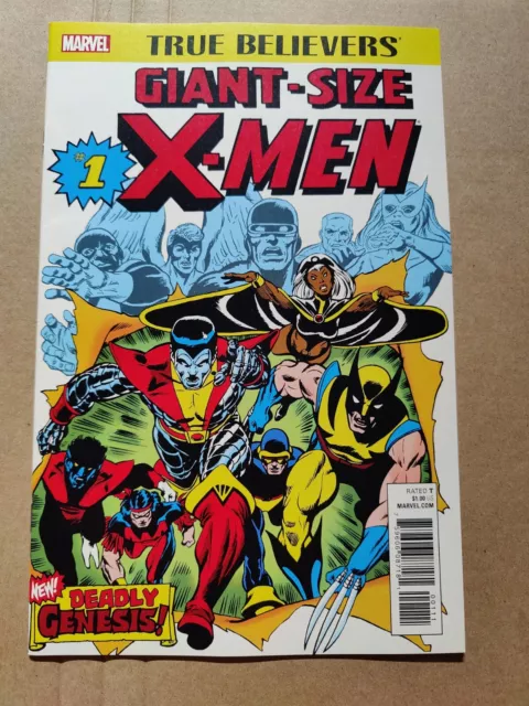 True Believers: Giant Size X-Men #1 2017 Marvel Reprint 1st VF/NM