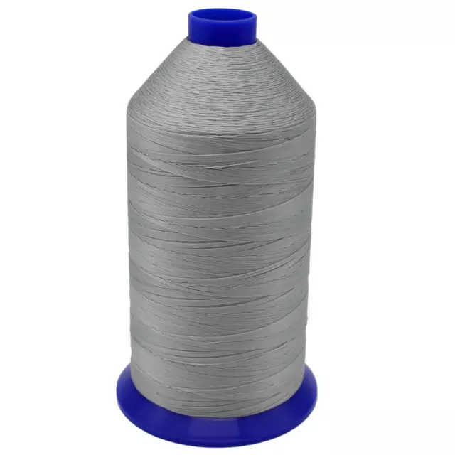 Hilo de tapicería de nailon unido gris claro talla 92, Tex 90, 16 oz. 4200 yardas