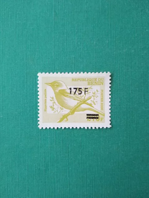 Bénin surchargé overprint 175f sur 270f MNH neuf Oiseau