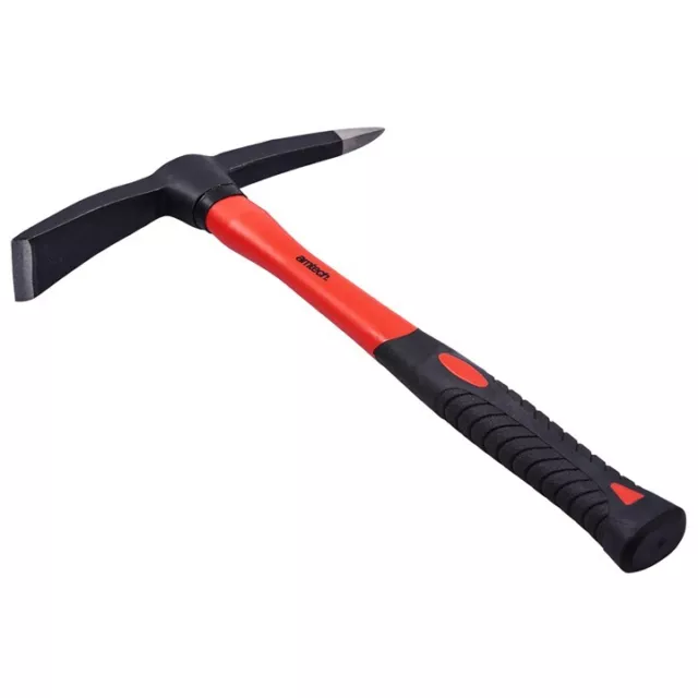 MINI MATTOCK FIBREGLASS SHAFT RUBBER HANDLE 38mm PICKAXE GARDEN TOOL DIG STRONG