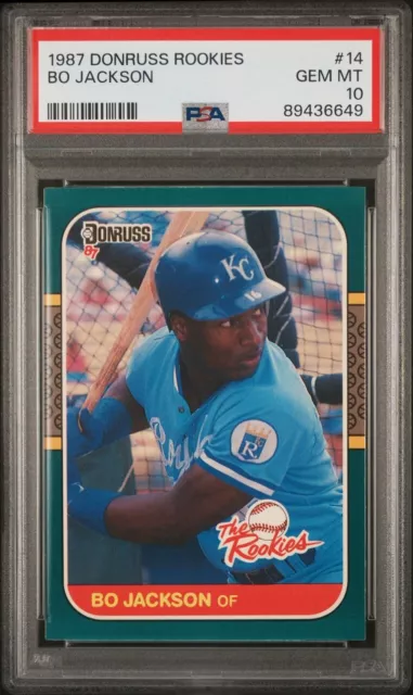 1987 Donruss The Rookies Bo Jackson PSA 10 *POP 101*