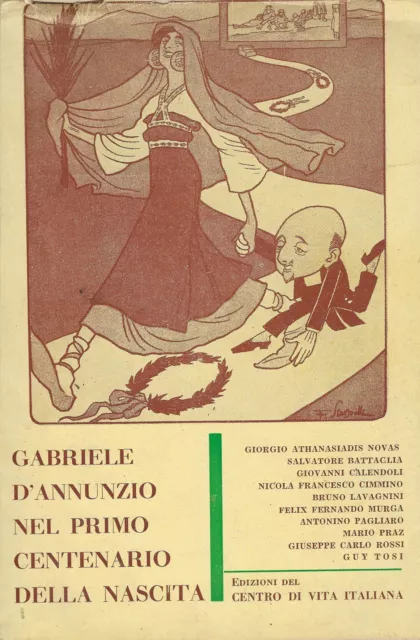 conferenze e sc..GABRIELE D'ANNUNZIO NEL PRIMO CENTENARIO DELLA NASCITA