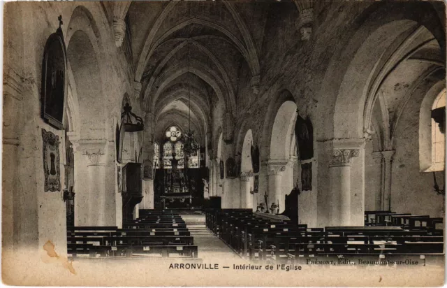 CPA Arronville Interieur de l'Eglise FRANCE (1309042)