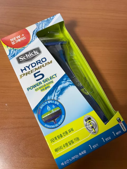 [Schick] Hydro5 Premium Power Select Razor, Hydro 5, MEN