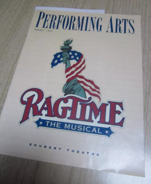 Collectible Theater Play Bill "RAGTIME" the Musical Shubert Theater LA August 97