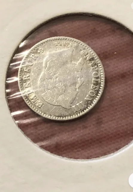 20 Centimes 1868 BB Argent